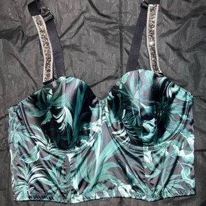 Victoria’s Secret, 38 D, Green and Black